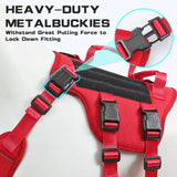 Heat-resistant Durable Nylon Tactical Service Dog Harness, Adjustable No-pull Reflective Vest With Dual Handles For Large Dogs — strength, safety, and comfort for big companions
