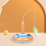 2 In 1 Pet Cat Toy With Feather