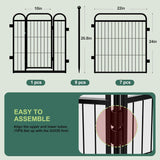 Gardner Pet Dog Fence—secure, foldable play space for your pets