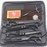 Pet grooming scissors set