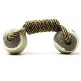 Pet Dumbbell Rope Tennis Ball