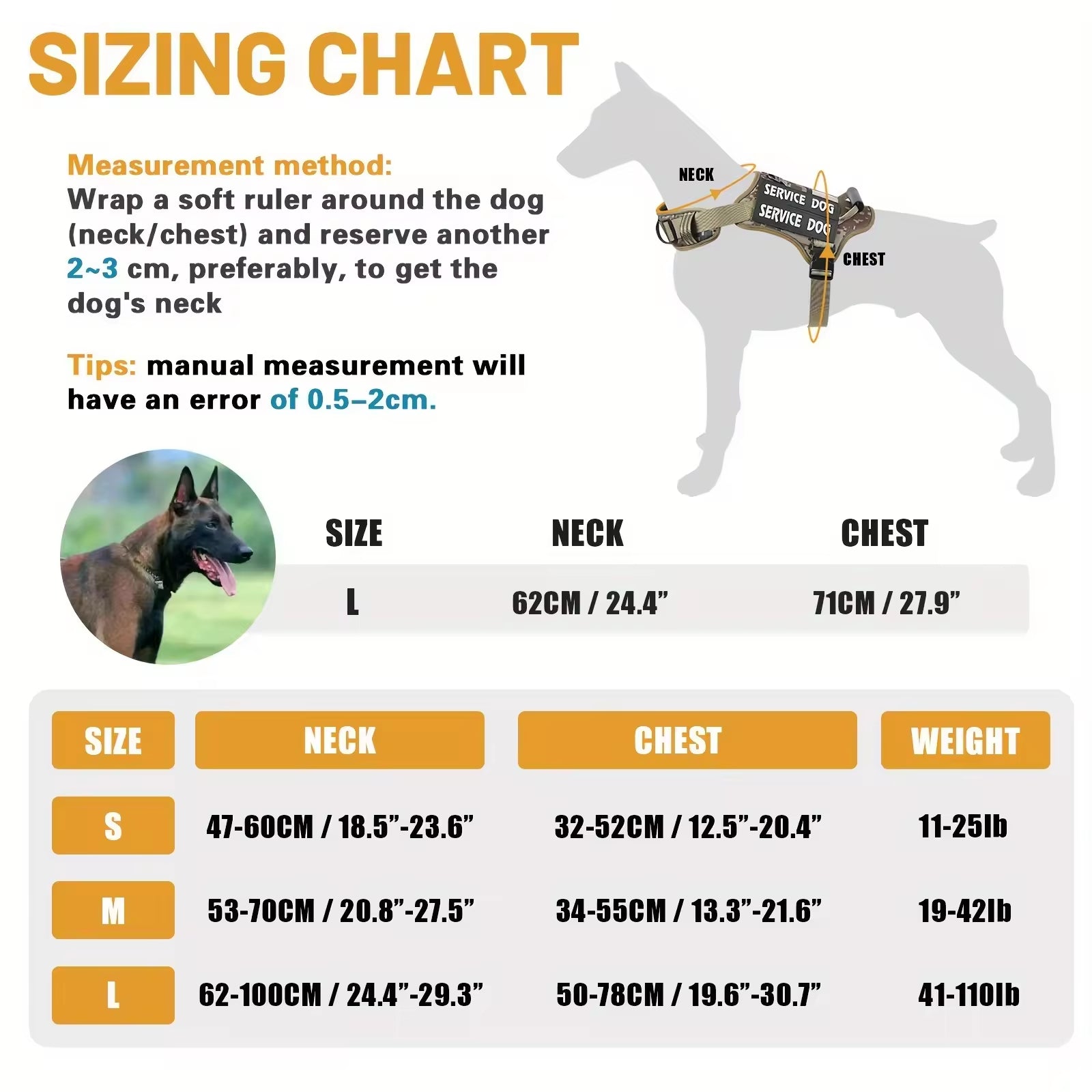 Tactical Service Dog Harness With Handle, No-Pull Adjustable Reflective Pet Vest Harness For Easy Walking And Training — control, comfort, and safety combined