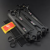 Pet grooming scissors set