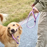 Dual-Color Embossed Pet Leash Set — style meets function for happy walks